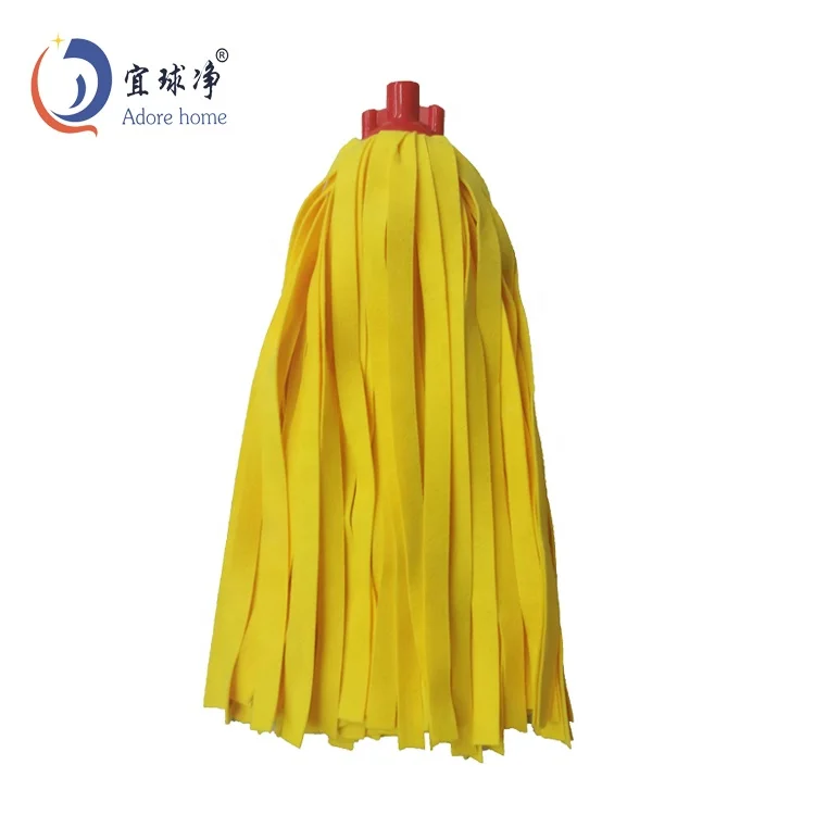 non-woven mop head yellow colour floor mops with good water absorption