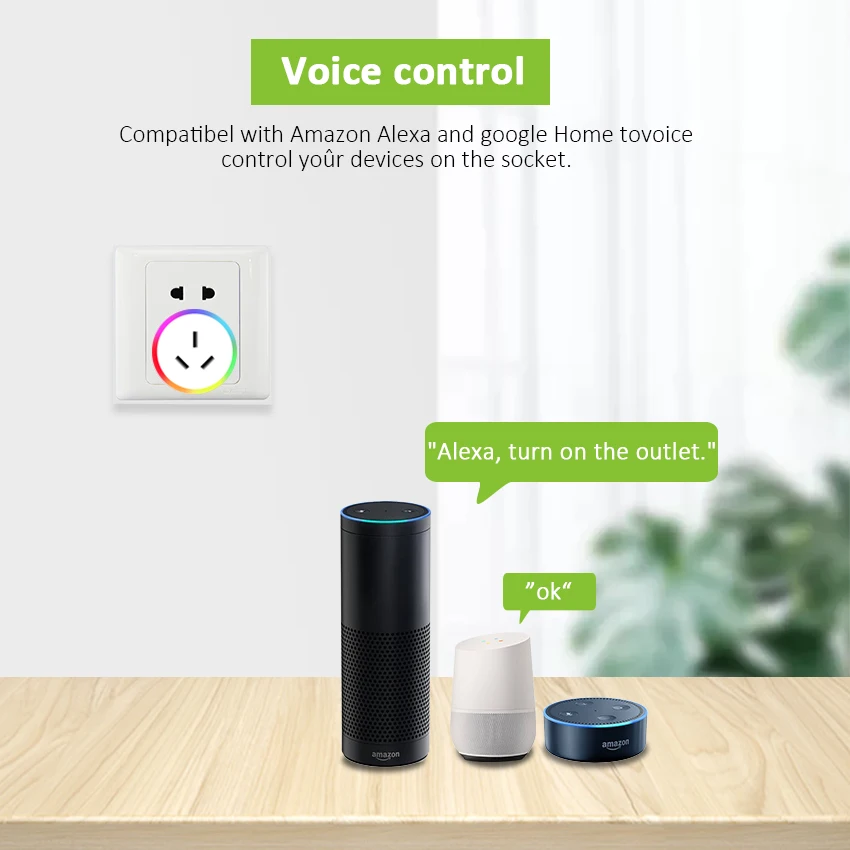 Великобритании ЕС США Plug голос Wi-Fi пульт дистанционного управления мониторинг энергии розетка Smart Home Wi Fi разъем Alexa умный дом управления для мобильных устройств