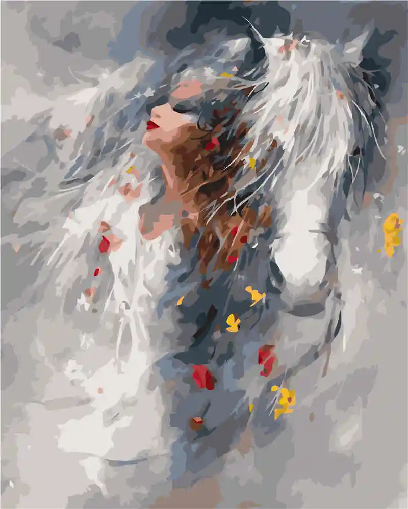 
Wholesale New Creative Design Abstract Horse Animal And Woman European Classical Wall Art Oil Painting 