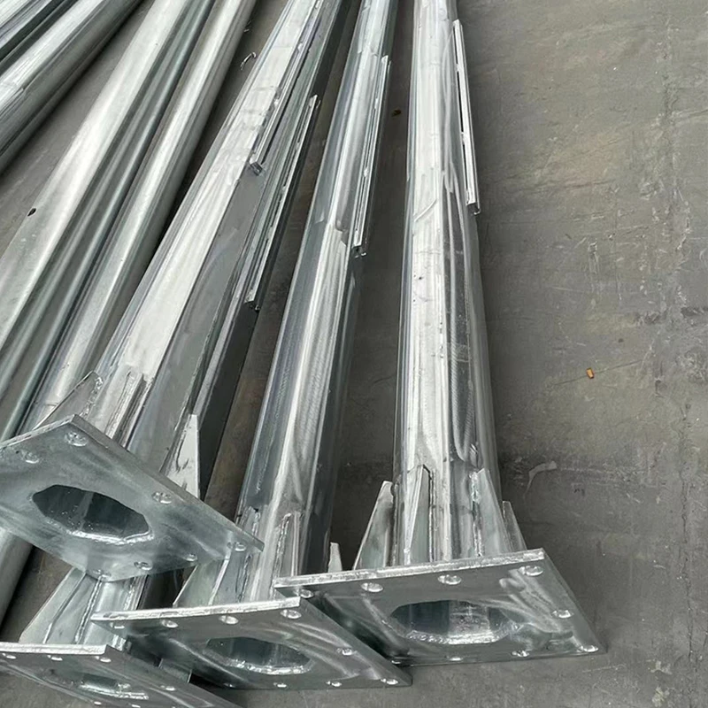 Hot-Selling Galvanized Steel CCTV Camera Pole Monitoring Pole For Outdoor