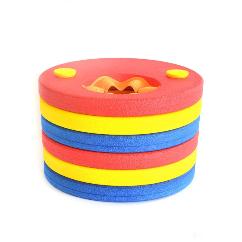 Kids Children Eva Foam Swim Discs Arm Bands Floating Sleeves Inflatable Float Baby Swimming Exercises Circles Rings