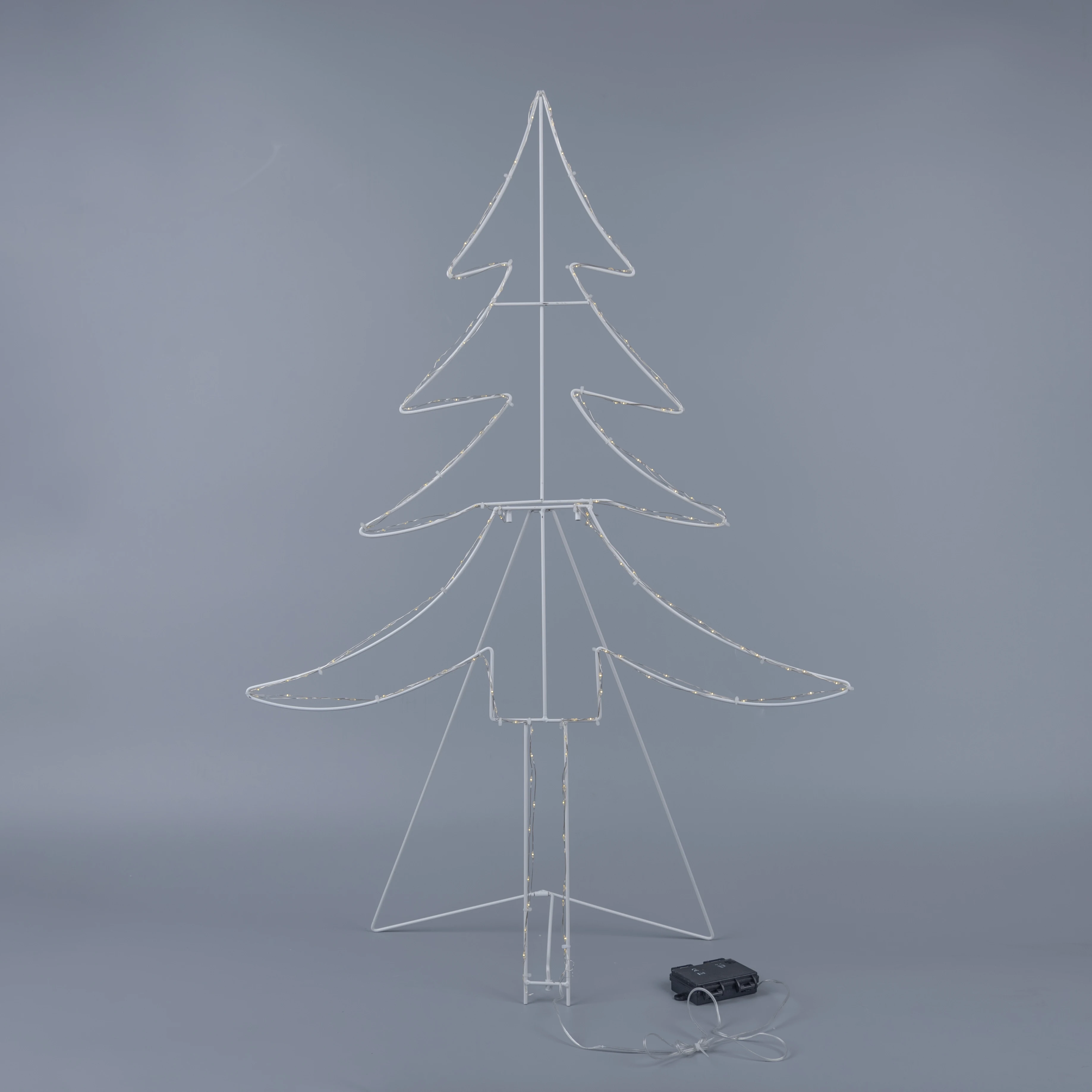 2024  small room shape high quality christmaslight outdoor decoration led tube motif lights sculpture