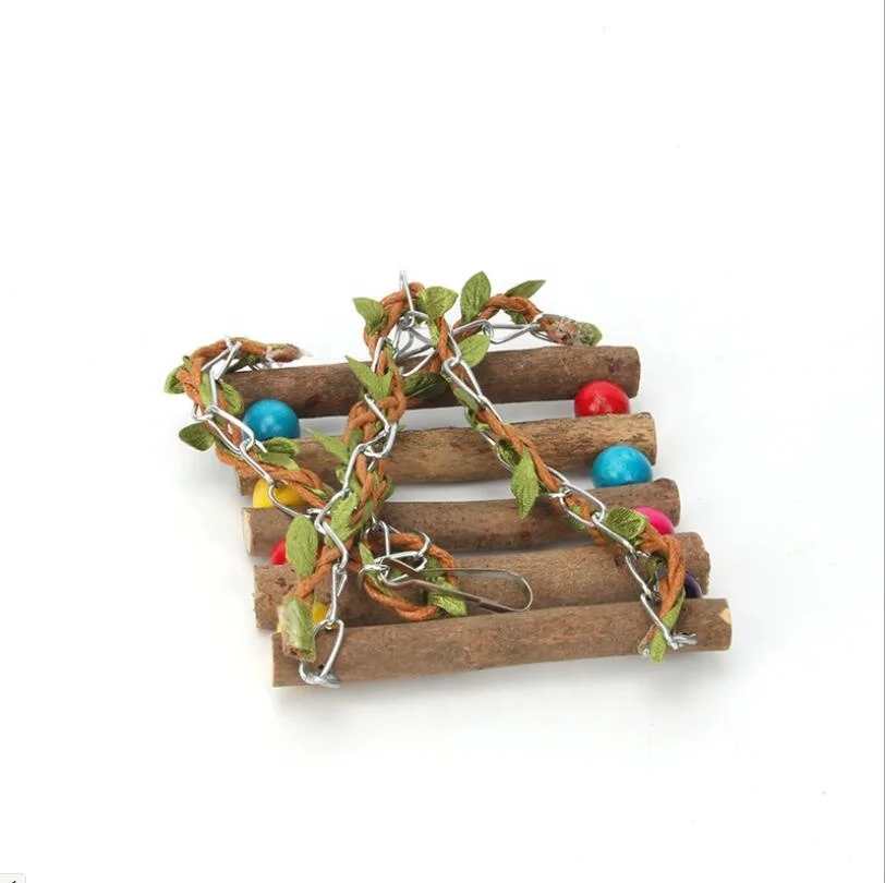 Bird Parrot Toy Swing Hanging Bell Hammock Hanging Swing Toy for Finches 5 pack Parrot Accessories bird cage Swing Toy