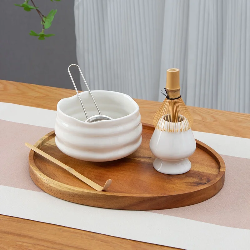 Ins wholesale gift matcha accessories kit bowl tool custom logo japanese ceramic matcha tea sets