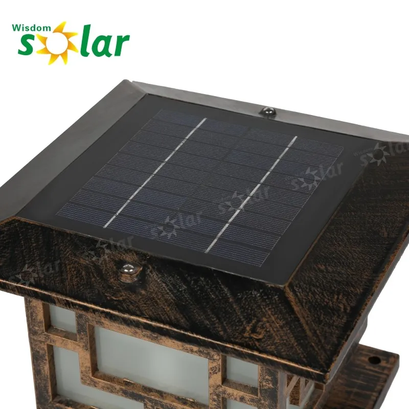 Настил освещения CE Солнечный столб освещение для улицы