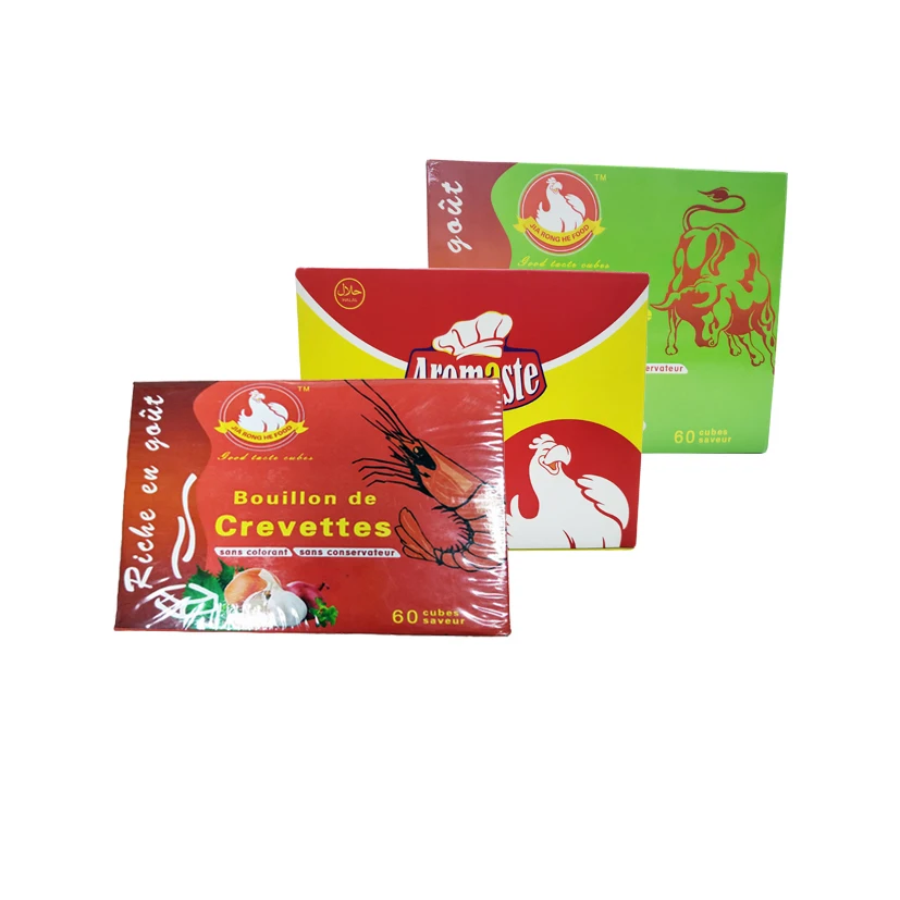 Daily Seasoning Powder Chicken/Beef/Shrimp Flavor Cube with Wholesale Price & OEM