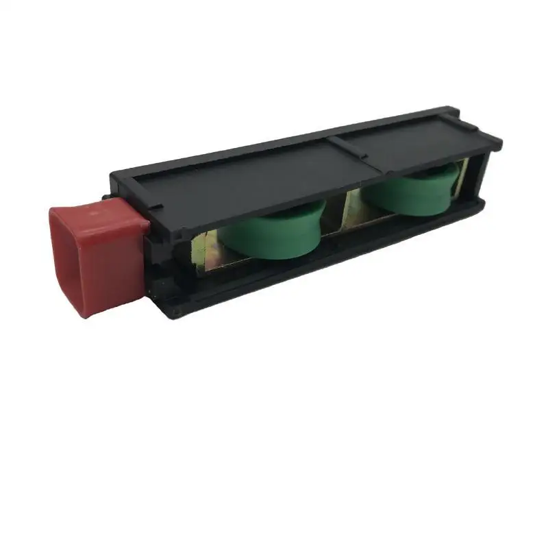 Rueda Caja interior Zamak Hardware Heavy Duty Double Roller Nylon Pulley wheel Sliding Door Wheels