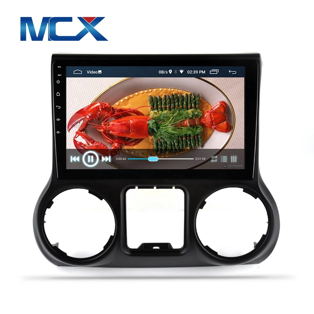 MCX 10.1 inch New Model For Jeep Wrangler JK 2011-2017 Android 10.0 System GPS Combination Car Radio Video DVD Player navigation