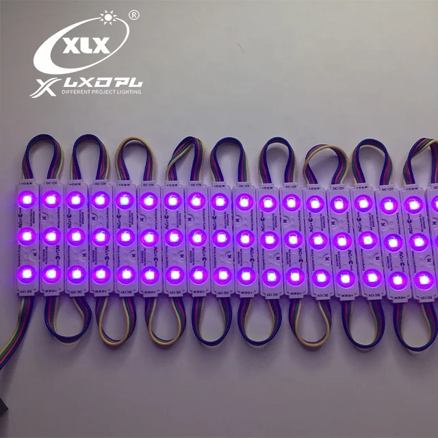 Светодиодный RGB модуль заливки высокой освещенности рекламный знак световой SMD5050 1 Вт 12 в светящийся светодиод