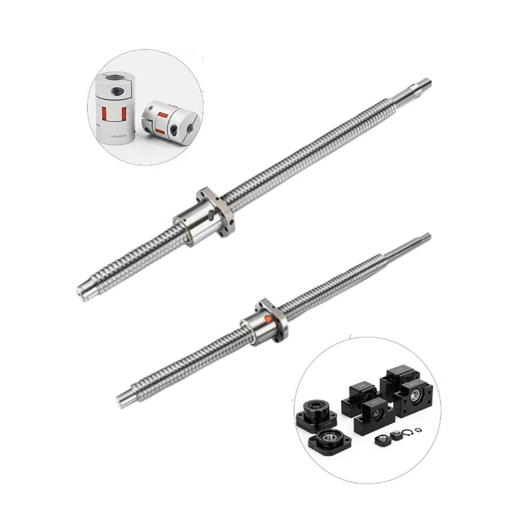 Miniature Ball Screws Nuts Manufacturers for Lead Screw Drives cnc BallScrew Double Screw sfu 2004