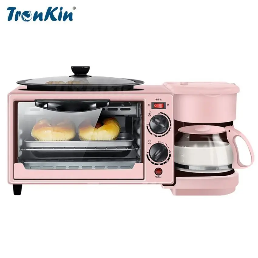 Factory Outlet High Quality Multi Function Aluminum Electric Multi-function 3 in 1 Breakfast Machine