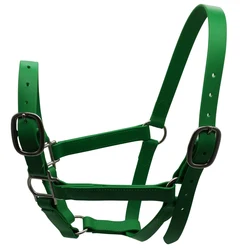 Strong and light horse halter in Green fruit color