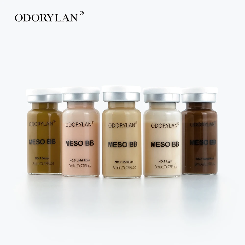 Hot sales bb foundation dark skin in stock meso bb foundation sets for female