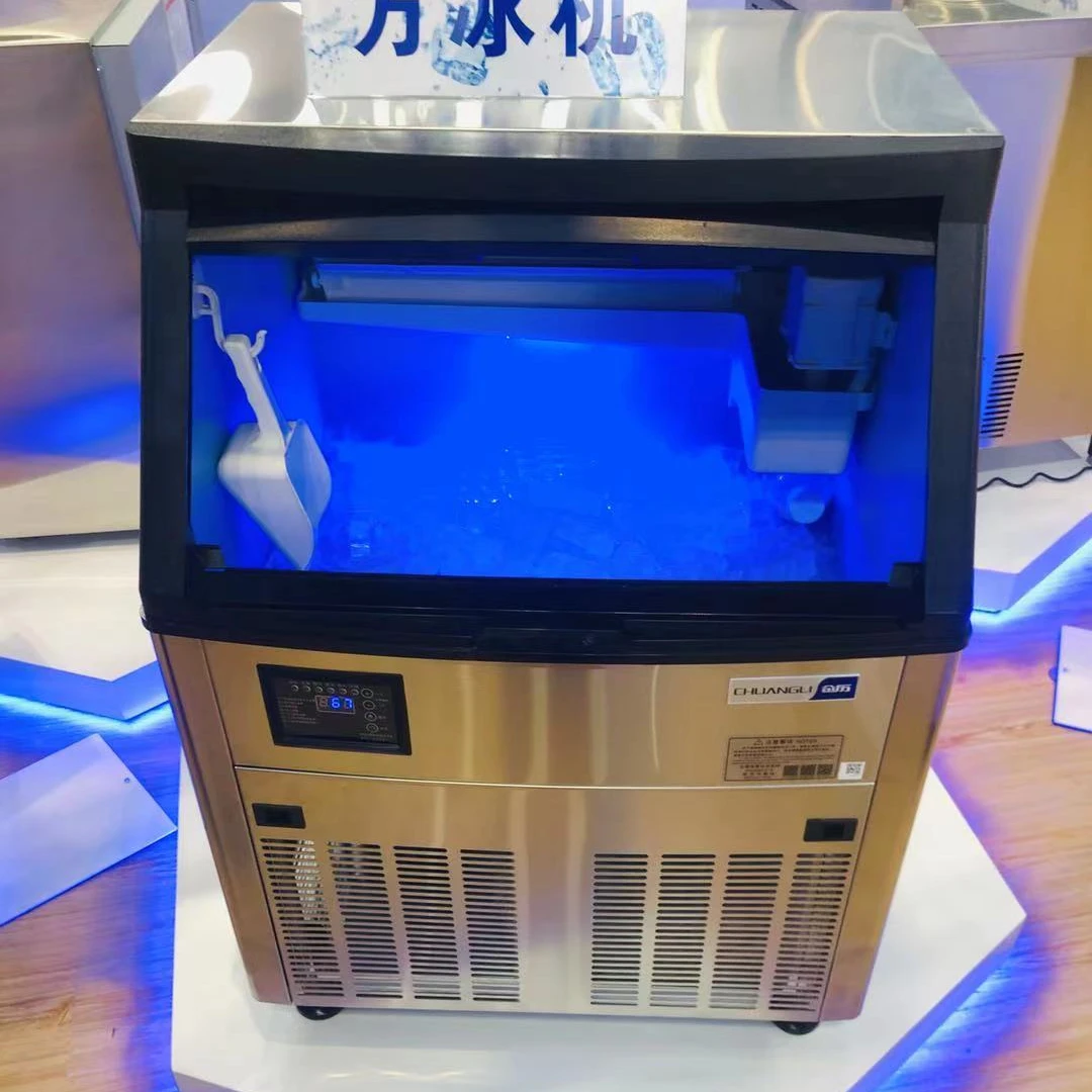50kg/60kg/80kg/100kg Snooker Commercial Small Portable Buy Ice Cube Maker Machine Factory Price of Sales