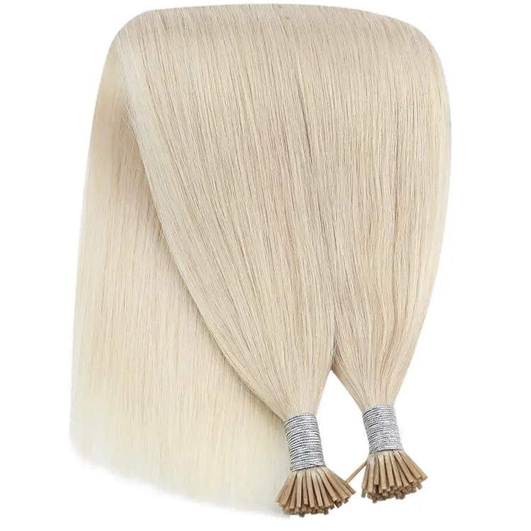 Top Quality Pre bonded Hair Extensions cabello real Human Hair Keratin Capsules  I Tip Hair Extensions 100g/packs