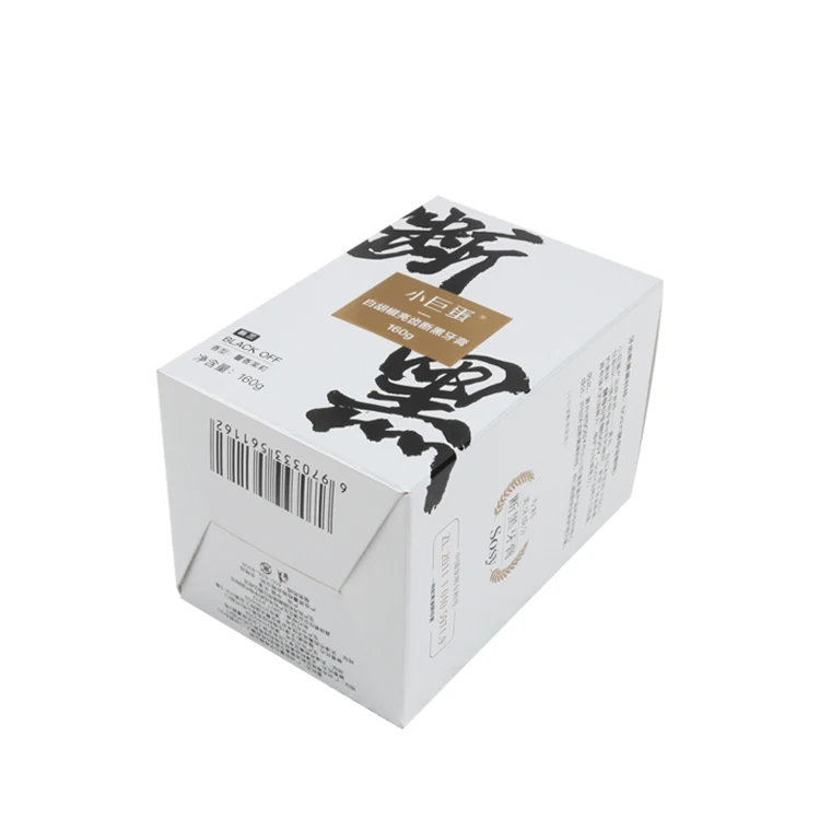 Wholesale Custom Printing Personalized fold Toothpaste Packaging Paper Box