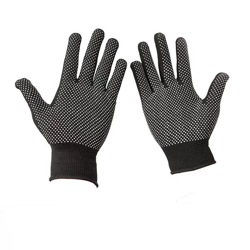 Anti Slip Gloves Nylon Beaded No Static Breathable Wear-resistant Dustproof Building Construction Home Garden Car  Safety Gloves