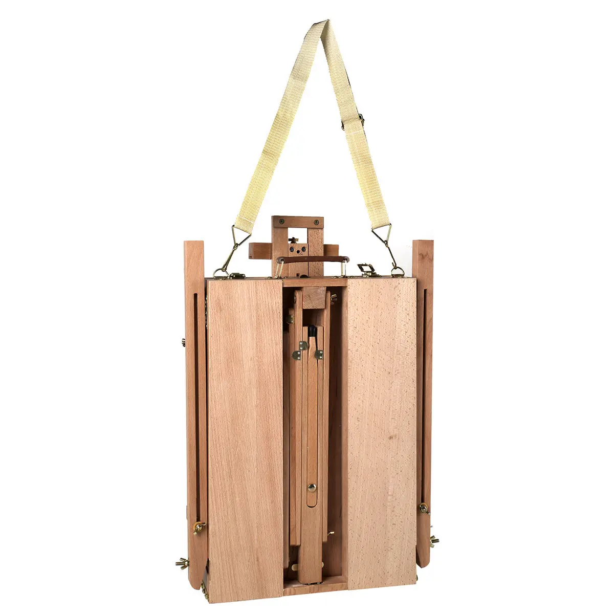 Bview Art Artist Painter Tripod Portable Wooden Sketch Box French Easel For Artist Painting