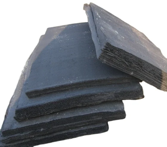Black reclaimed rubber / recycled rubber from tires scrap