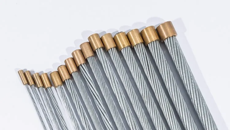 1*7 Cable High Tensile Strength Electro Zinc Coated Steel Wire Strand for Optical Fiber Cable
