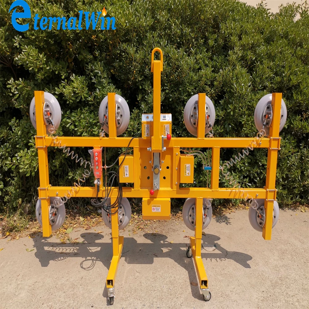 С поворотным механизмом подъема крана сильное всасывание CE сертифицированный Электрический Роботизированный вакуум гранит притягивающий подъемник