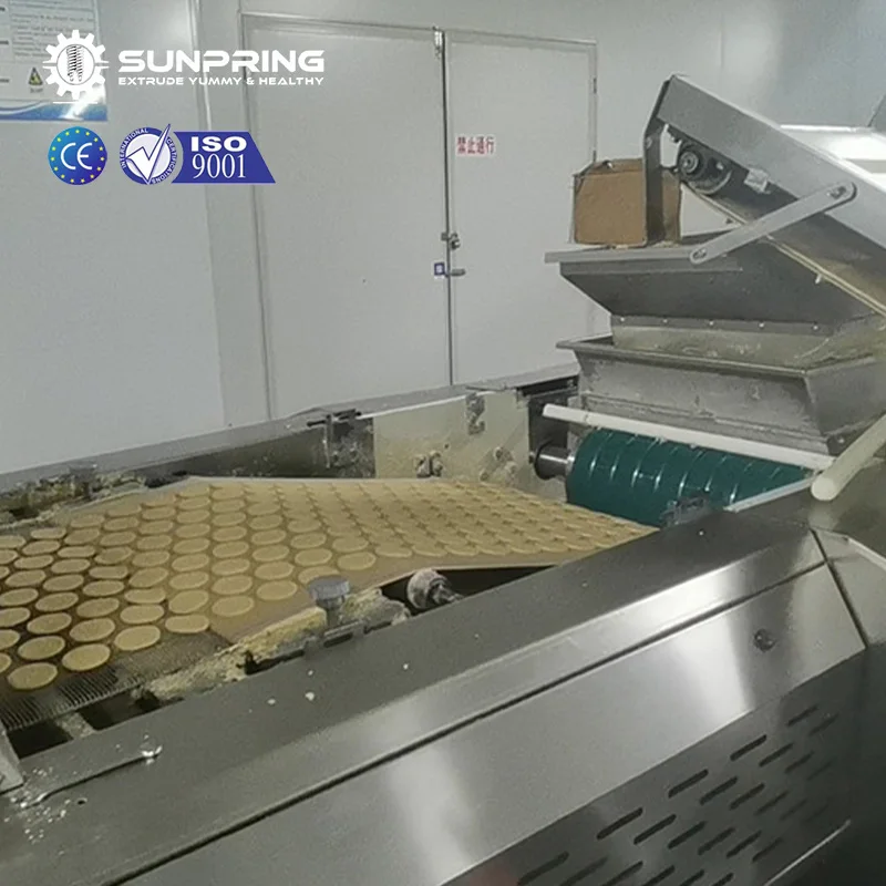 SunPring hard biscuit production line nutlla biscuits machine biscuit product line