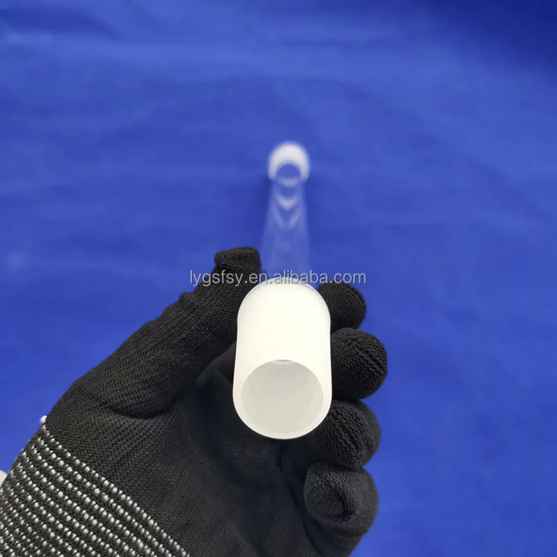 Laboratory Glassware Clear Round Bottom Quartz Glass Test Tube With Ground Joint Stopper 19/26