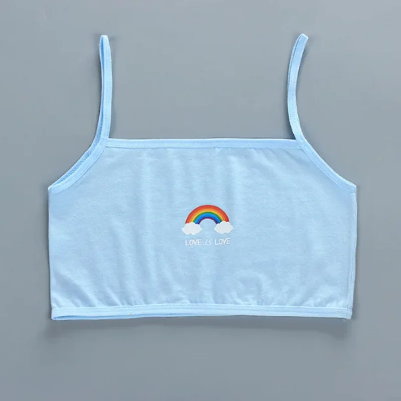 Summer Kids Underwear Comfortable Breast Care Bra for Girls Teens Stylish and Cool Training Vest