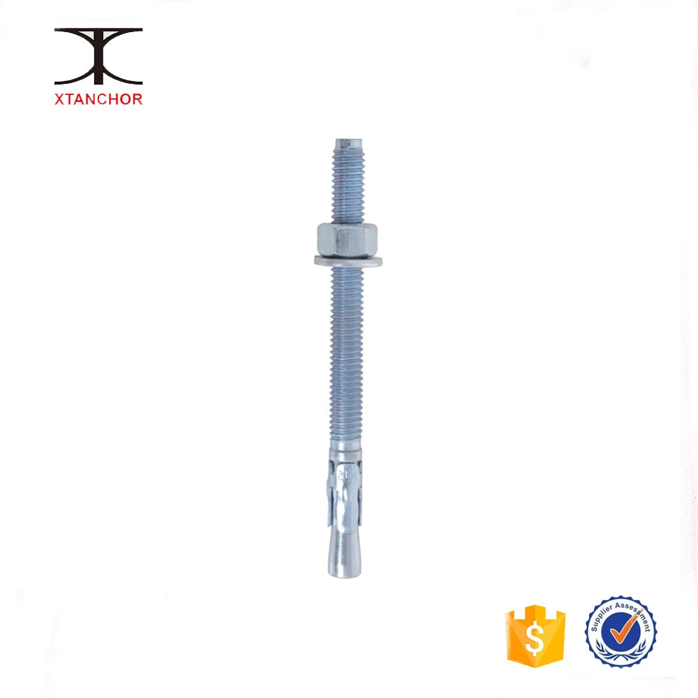 M12 * 70 класс 4 8 Клин якорь/синий оцинкованный