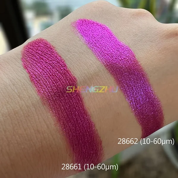 Sheng Zhu new cosmetic makeup eyeshadow color pigment powder rose violet gold purple colors