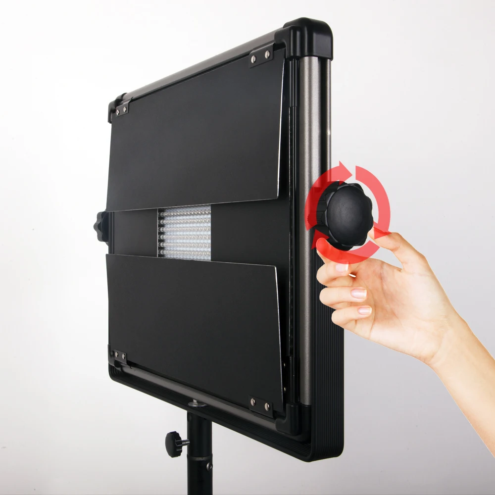 Yidoblo 9700lm video lighting equipment D-1500II youtube premium led panel light CCT mode 3200-5500k for professional audio