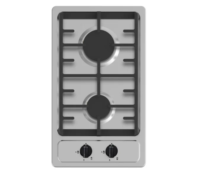 30cm Gas Stove Hob Portable Hob Gas Stove 2 Burner Gas Cooktop With Stainless Spare Parts For Sale