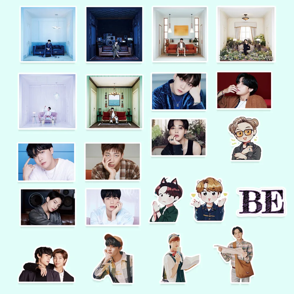 Оптовая Продажа 78 шт./компл. KPOP Idol товар быть 2021 сезон приветствие Bangtan мальчиков декоративные бумажные