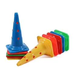 Wholesale Sport Colorful Speed Training Football Agility Cone Plastic Marker Cones Football Soccer Training Equipment