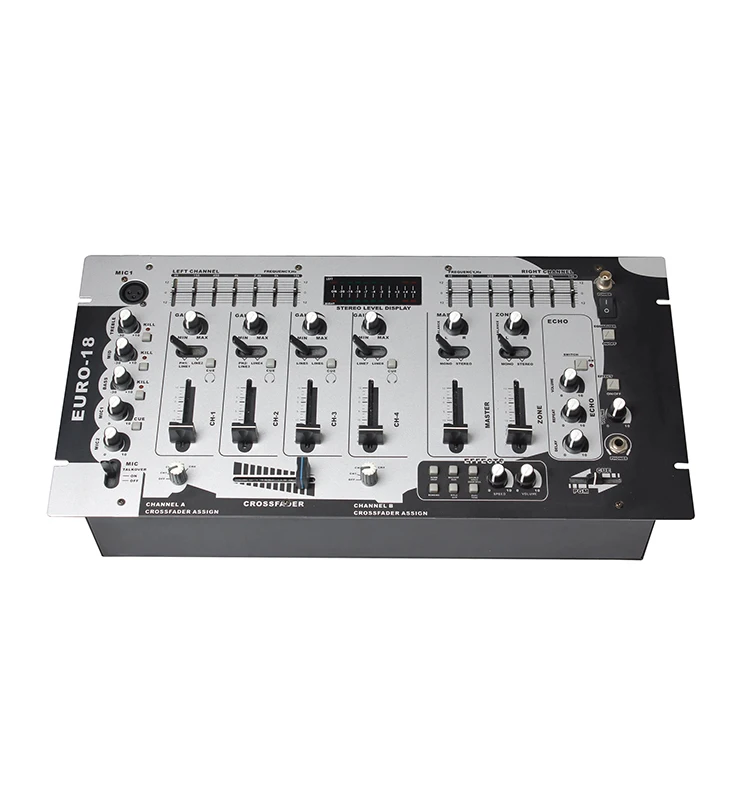 4-канальный микшер аудио profecional dj контроллер/аудио консоль
