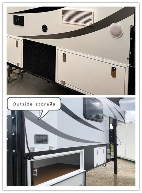 Allroad  Pop Top flat bed camper Pickup Truck Camper with Electric lifting legs