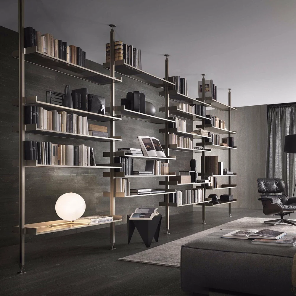 Profiles Column Wardrobes Walk in Closet Wall Hanging Cabinet Organizer Style Aluminum Italy Bedroom Furniture Home Furniture