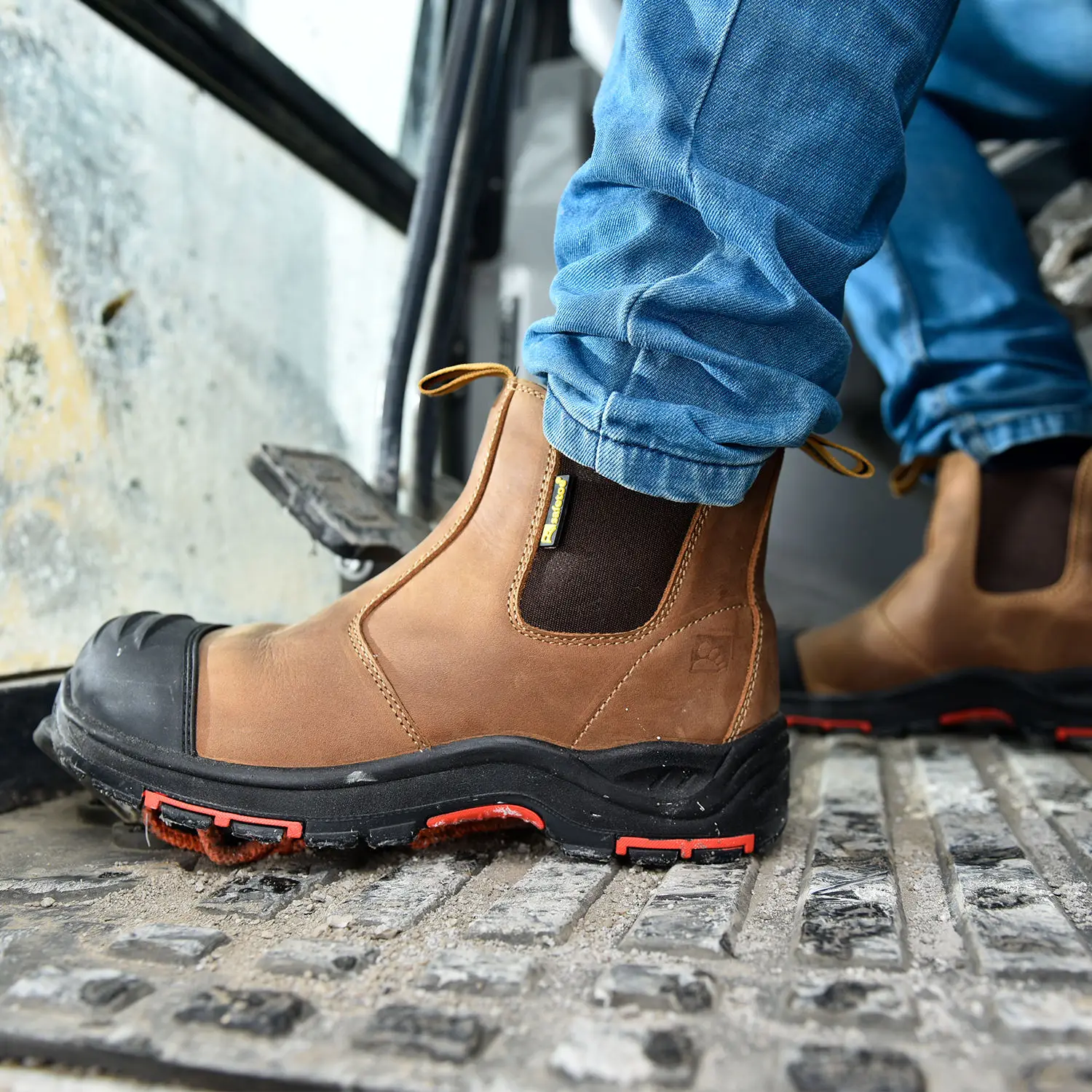 2022 Composite Toe Safety Boot Men's Heavy Duty Mining Industrial Construction Work Boot Shoes