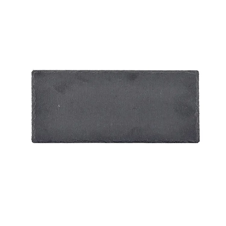 
2021 Newest Wholesale Custom Kitchen Laser Engrave Rectangle Slate Stone Plate 