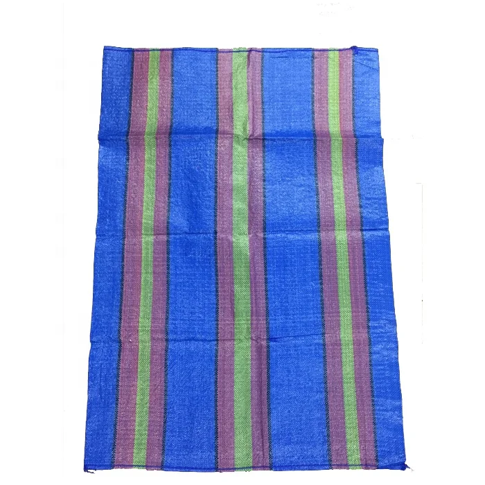 
South America market standard transparent PP Woven Bag /Sack for packing 50kg flour, rice, sugar, fertilizer, food, feed 