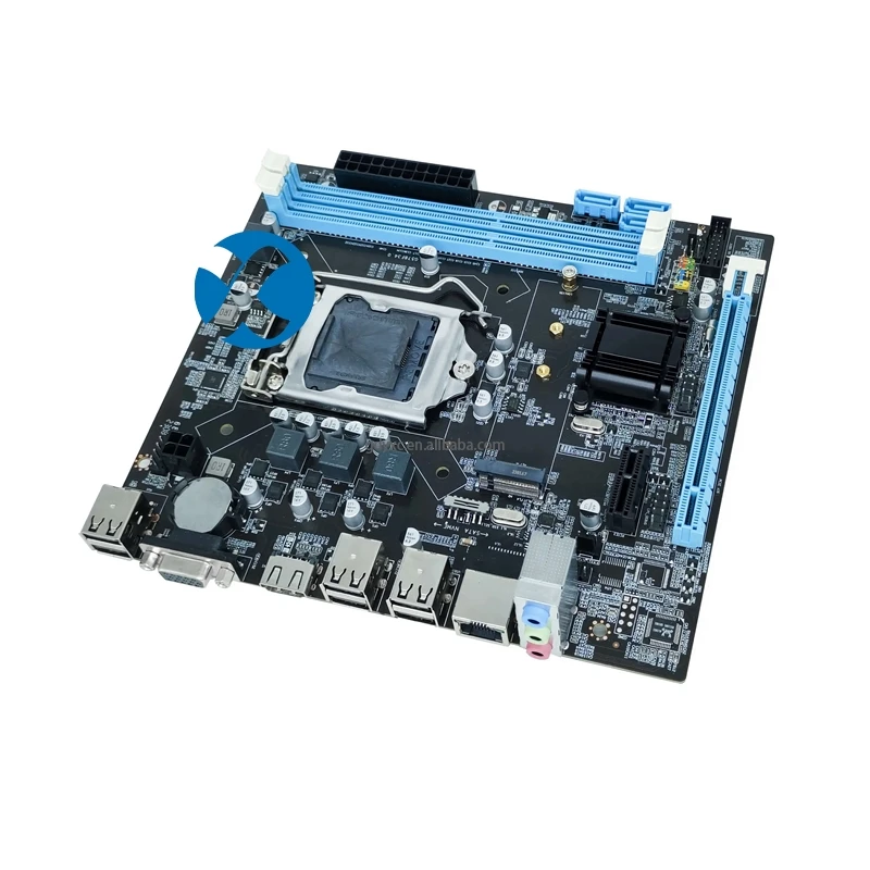 M.2 NVME H61 Motherboard DDR3 LGA 1155 H61 chipset PC Mainboard Computer mATX board for Intel
