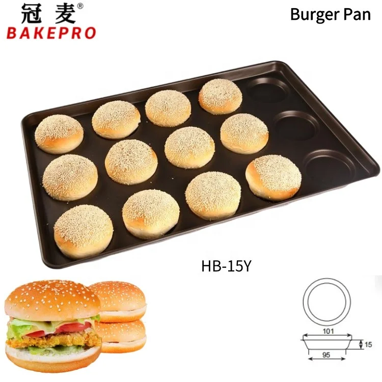 plate for hamburger and french fries Hot Sale Customized Size Cheap Price Nonstick Hot Dog Bun Bake Tray
