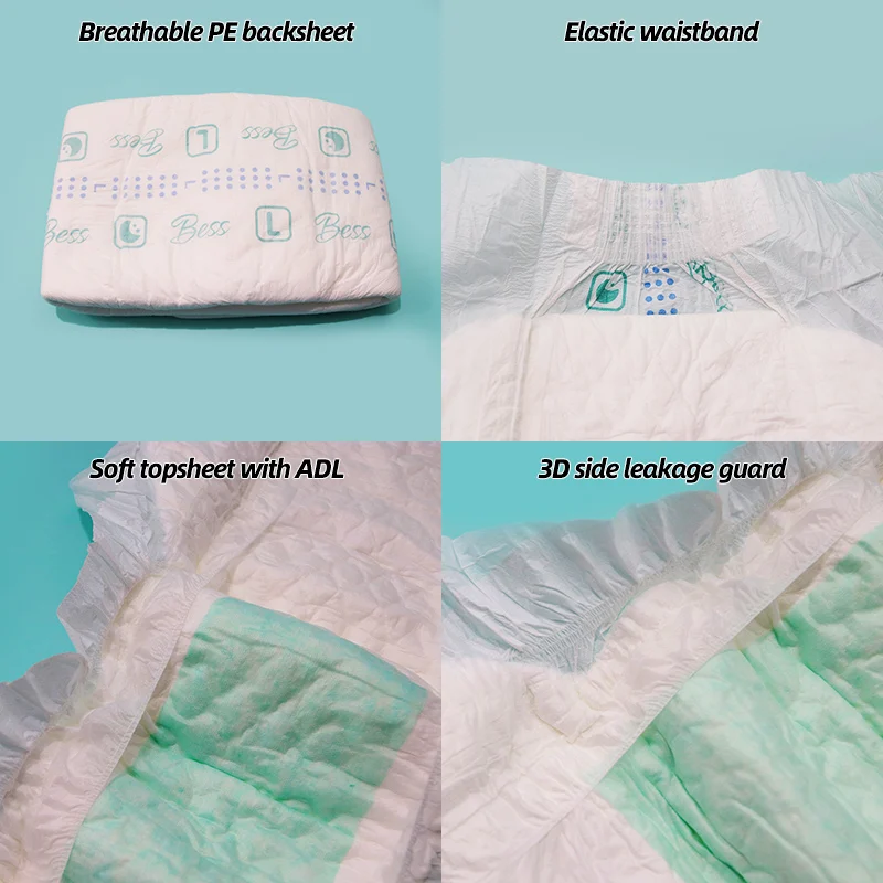 Free Sample Disposable Adult Diapers For Elderly People Ultra Thick High Absorbency Adult Pull Up Pants