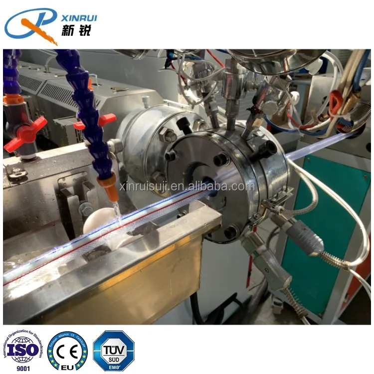 PVC Soft Garden Water Hose Machine Plastic PVC Fiber Reinforced Hose Tube Extrusion Line