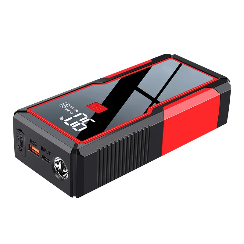 Super Capacitor Car Jump Starter Power Bank Lithium Jamper Battery Charger 12V 26000mAh 2000A Multifunctional Car Jump Pack