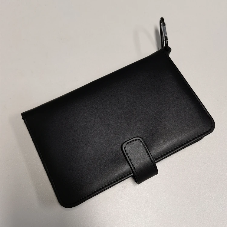 Custom PU Cover Suit Golf Gift Golf Score Card with Golf Tool Notebook & Divot Tool with Ball Markers & Golf Tees