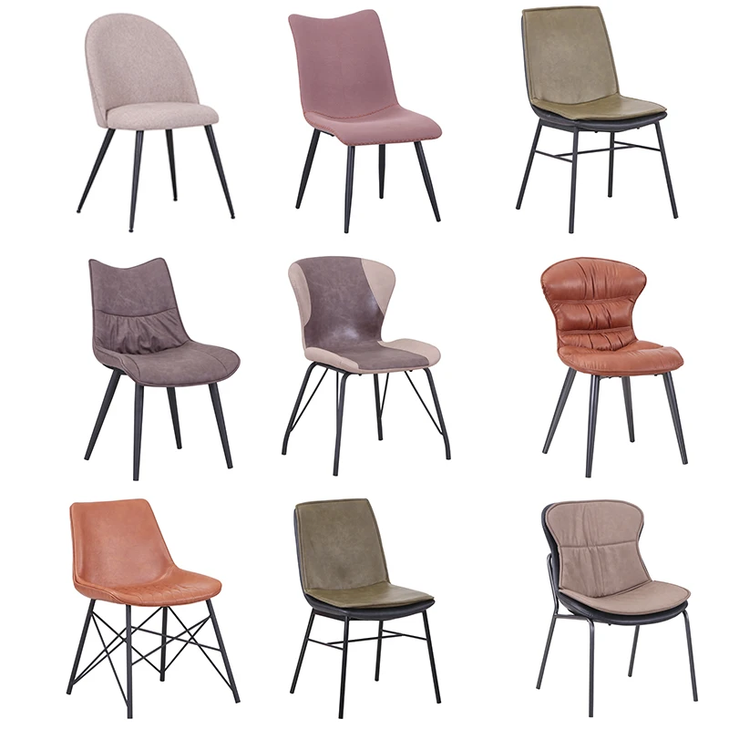 Hot Sale Dining Room Furniture Modern Chair Pu Leather Restaurant Hotel