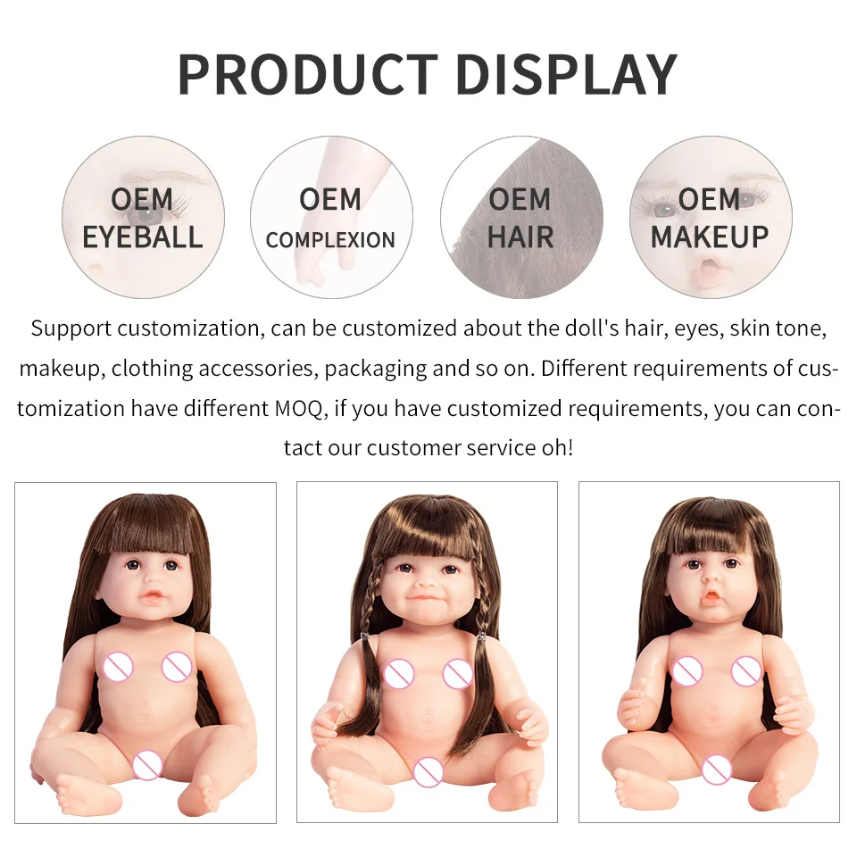 Wholesale 12 inch Full Body Silicone Doll Reborn Baby Doll Dolls For Girls
