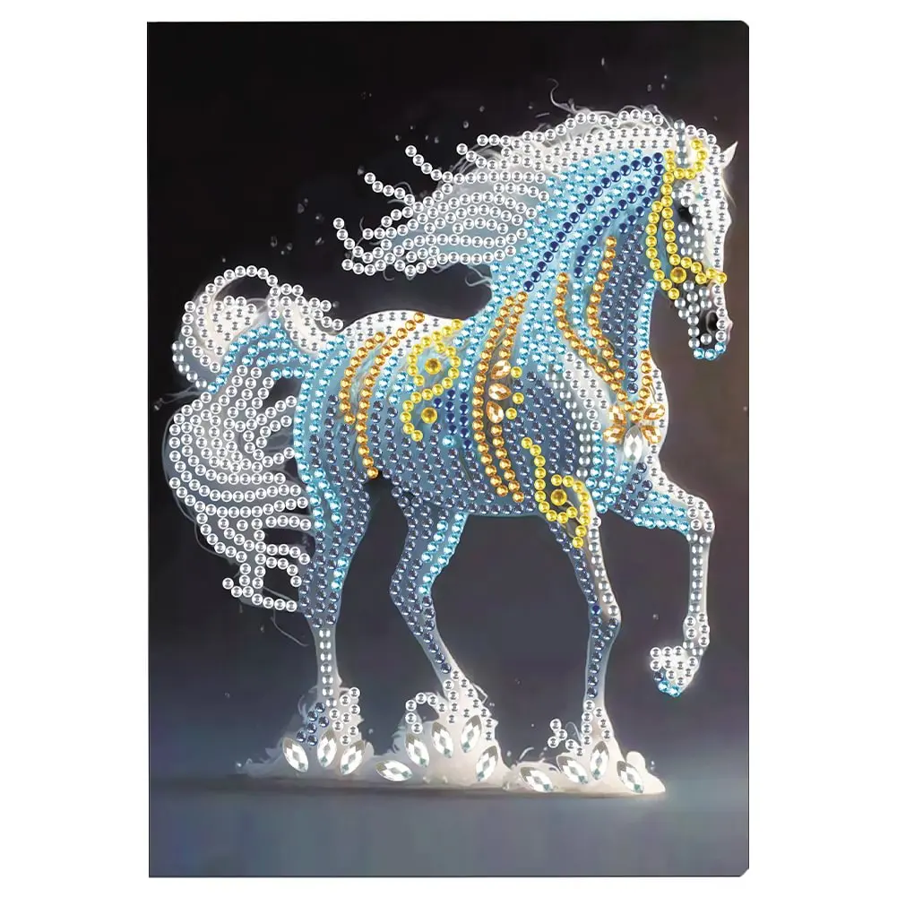 diamond drawing horse design diy crystal dairy book