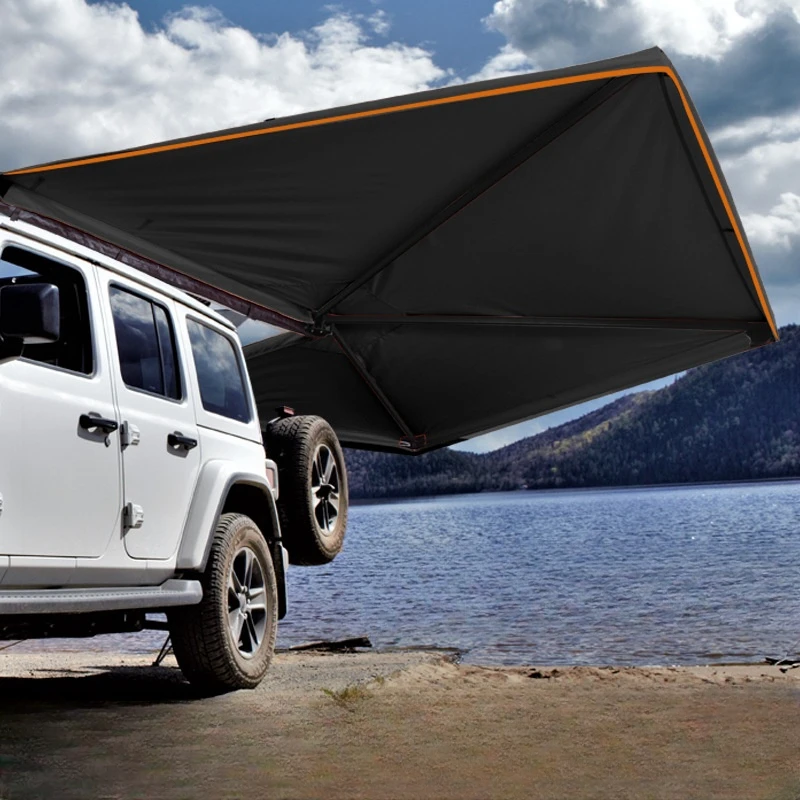 Wholesale Outdoor Camping Car Side Roof Awning Tent Caravan 270 Degree Awning Free Standing Heavy Duty Sun Shade Awning
